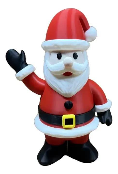 Boneco: Papai Noel 15cm Decoração De Natal - 3d