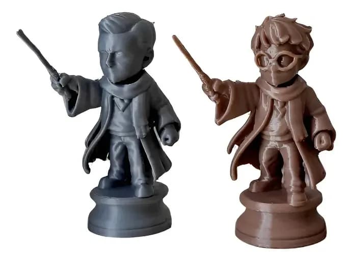 Xadrez 3d Grifinória Vs Sonserina Caixa E Tabuleiro Completo