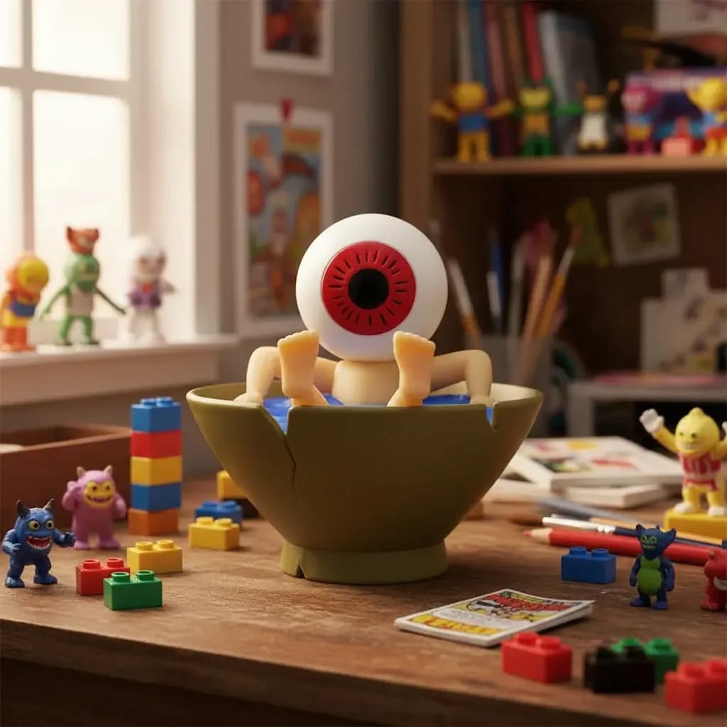 Boneco: Medama-oyaji 9cm Gegege Colecionável - 3d