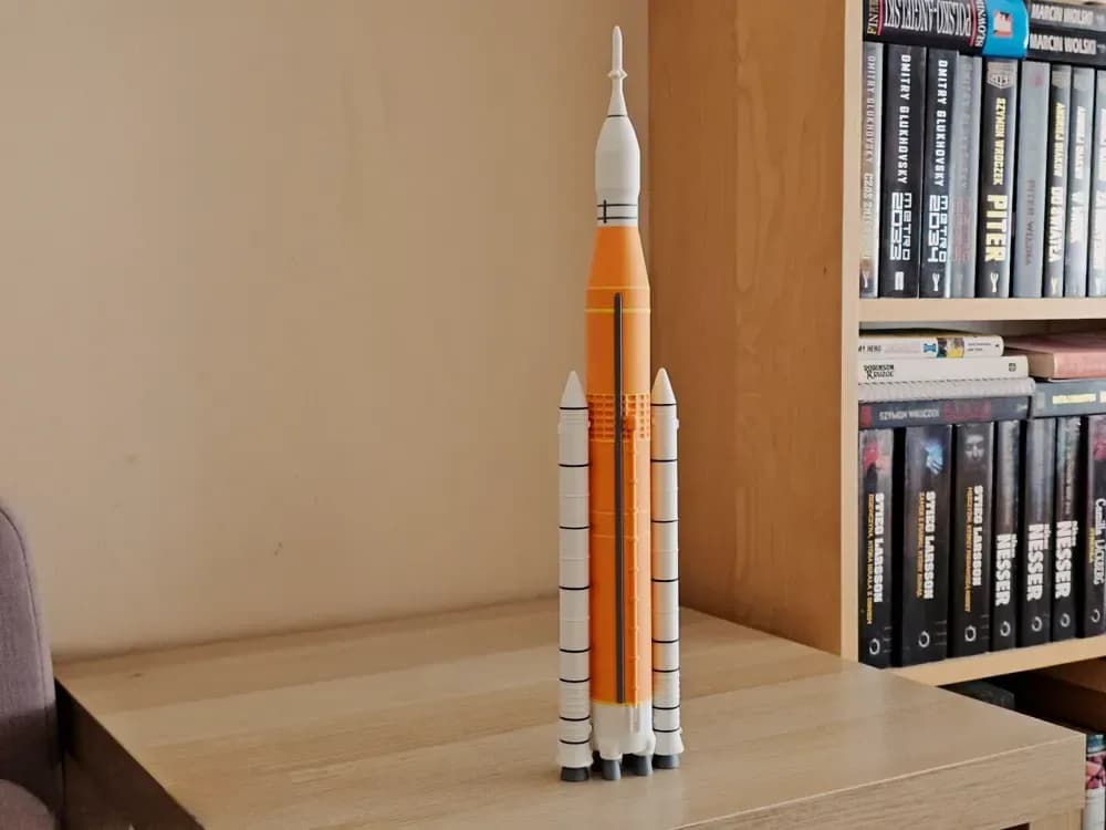 Foguete Artemis Nasa Miniatura 3d 1:100