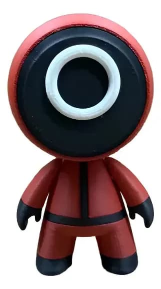 Boneco: Squid Game Round Six Mascara Circulo - 3d