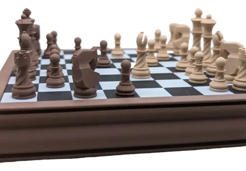 Xadrez Portátil 3d Com Estojo Chess Set