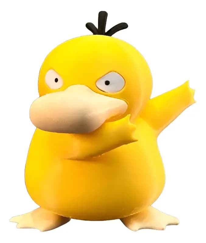 Boneco: Psyduck Pokémon 10cm - 3d Colecionáveis Geek