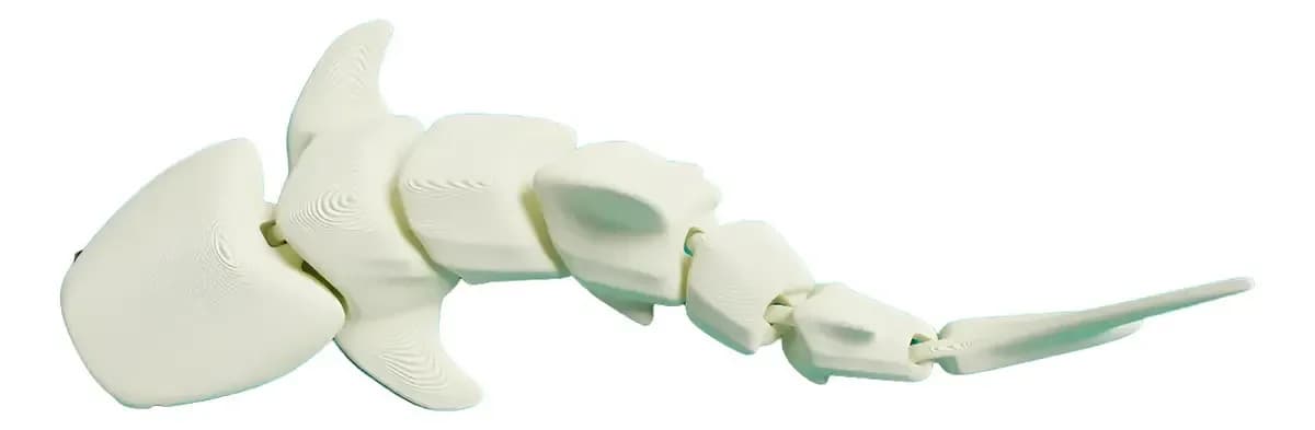 Tubarão Baleia Articulado 19x6x3cm