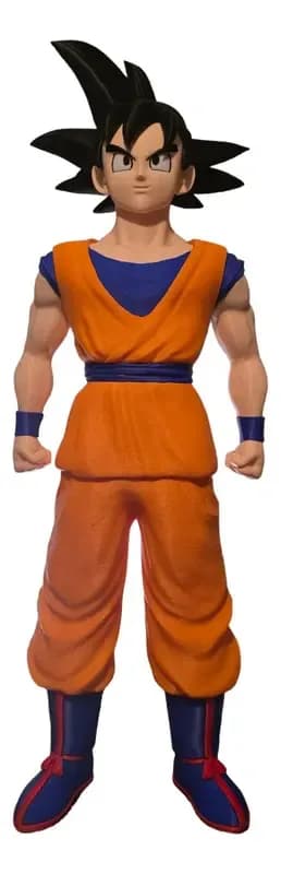 Boneco Realista Goku Adulto Dragonball 3d