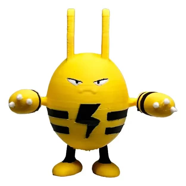 Boneco: Elekid Pokémon 5cm - 3d Colecionáveis Geek