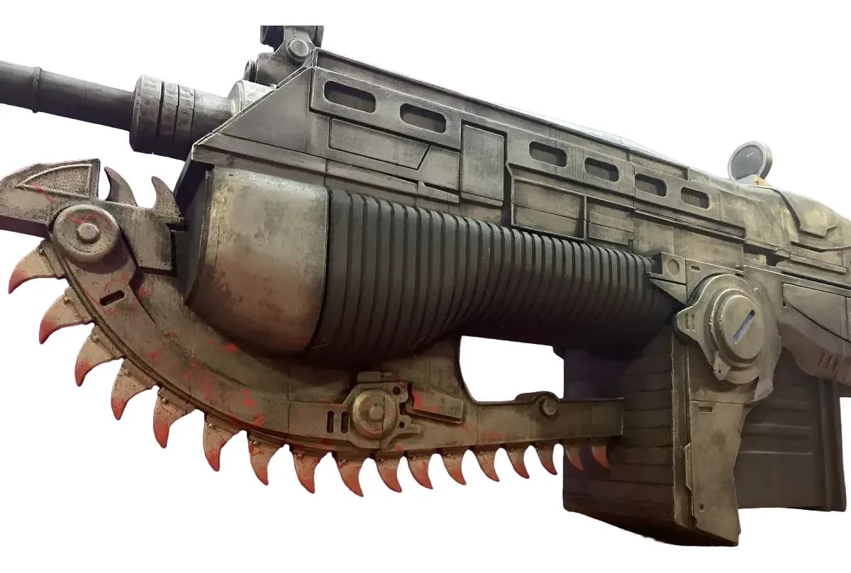 Lançador Lancer Mk1 Gears Of War Cosplay 90cm - 3d