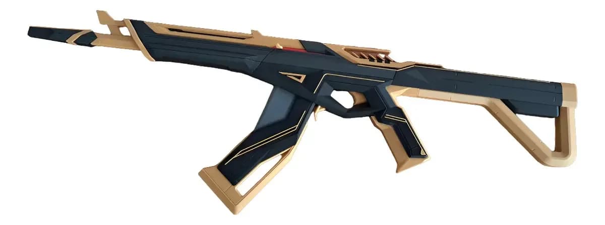 Vandal Campeões Valorant Cosplay 1:1 - 3d Preto E Dourado 1:1