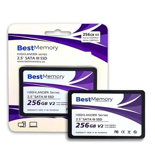 SSD 256GB SATA III BEST MEMORY 2,5" LEITURA 550MB'S GRAVACAO 500MB'S