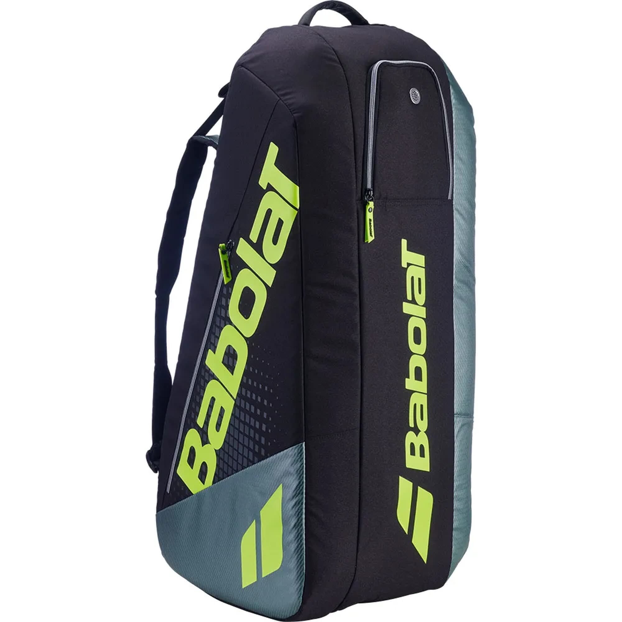 Raqueteira Babolat Pure Aero RH X6 Gen 11 – Preta, Verde e Amarela