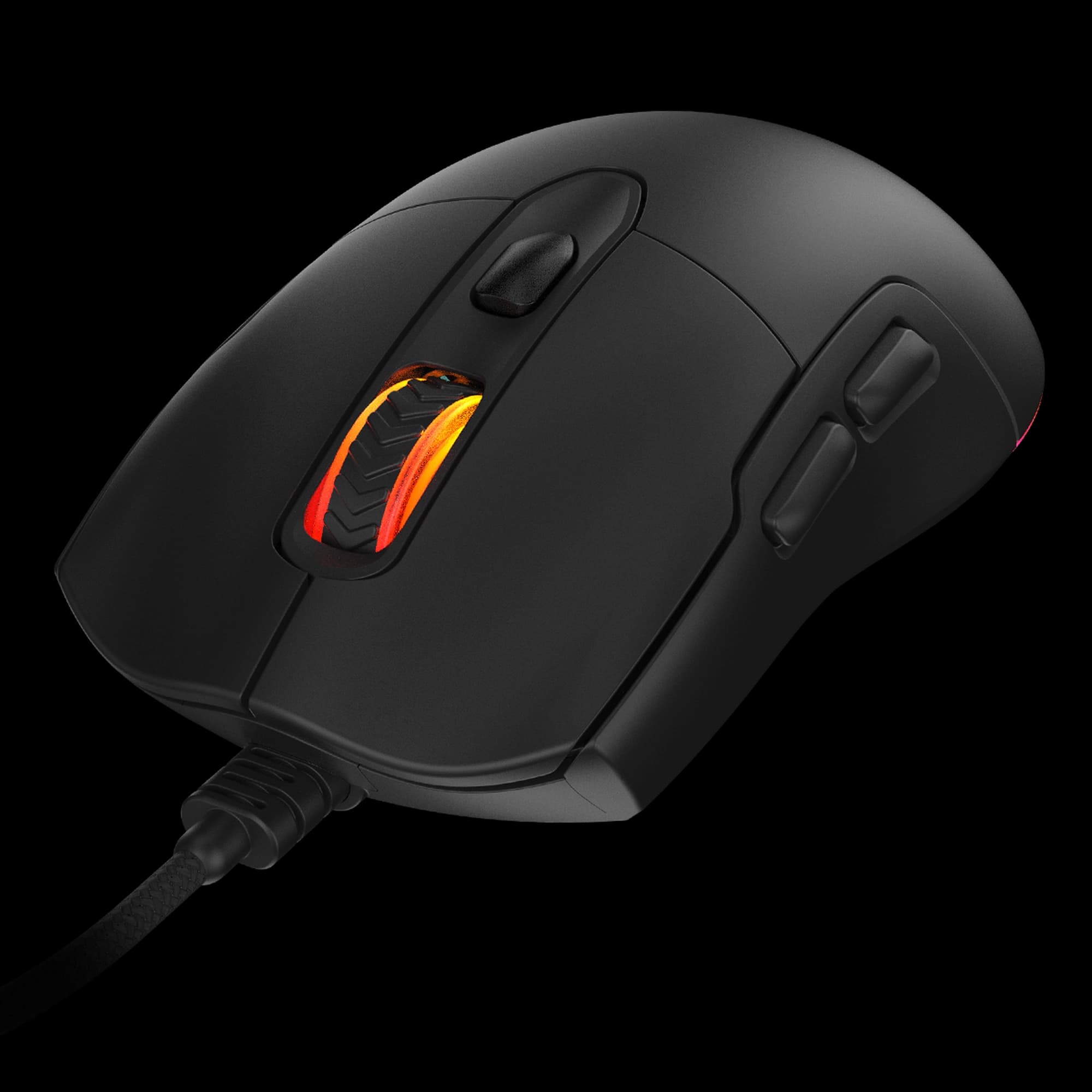 MOUSE GAMER PCYES MALUS - 12400DPI - RGB - 6 BOTOES PMGMBV